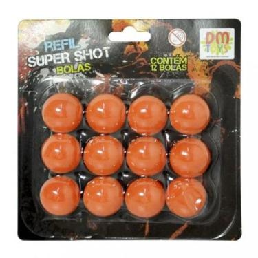 Imagem de Refil 12 Bolas Super Shot Dm Toys, Unica