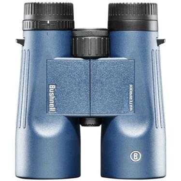 Imagem de Bushnell Binóculos H2O 8 x 42 mm, binóculos à prova d'água e à prova de neblina para passeios de barco, caminhadas e acampamento, multi azul