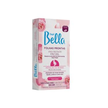 Imagem de Folhas Depil Bella Para Depilação Facial Petalás De Rosas C/16un