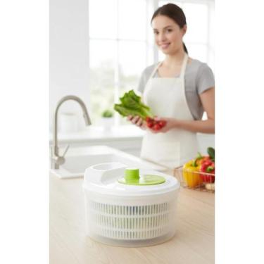 Imagem de Seca Salada Centrífuga Manual 3L Transparente - Secagem Rápi - Congrat