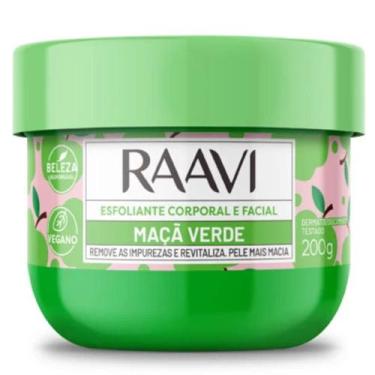 Imagem de Esfoliante Corporal e Facial Raavi 200g - MAÇA VERDE - MAÇA VERDE, MAÇ