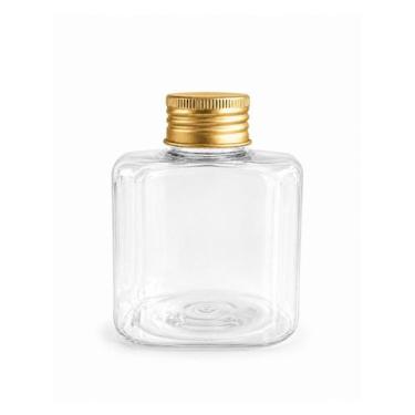 Imagem de 20 Frascos Pet Cubo 200ml com Tampa Alumínio para Refil - - Embaleve, 