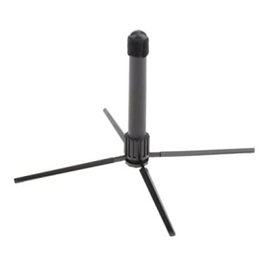 Imagem de Tongina Suporte para clarinete de flauta dobrável preto para acessórios de peças de clarinete de flauta