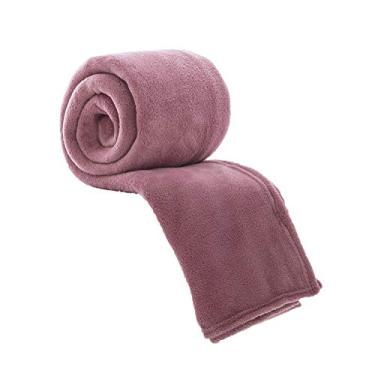Imagem de Manta Corttex Microfibra Rosa Antigo, Tamanho Casal, Tecido