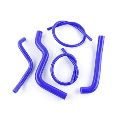 Imagem de LUXERAD Mangueira de silicone para quadriciclo de desempenho de 3 camadas 4,5 mm para Yamaha FZ6-S FZ6 FZ600 FZ 600 (azul)