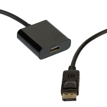 Imagem de Adaptador Conversor Displayport Macho Para Hdmi Fêmea