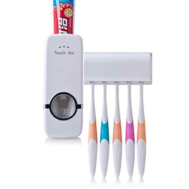 Imagem de Dispenser Pasta Dental Automatica C/Suporte Para Escova