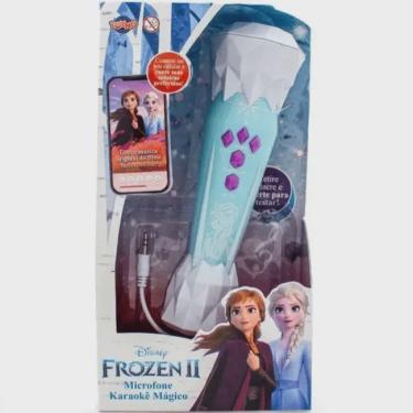 Imagem de Microfone Karaoke Infantil Musical Frozen 2 Toyng