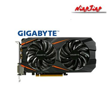 Imagem de Gigabyte placa gráfica gtx 1060 3g 1060 5g 1060 6g gddr5 6pin 8pin placas de vídeo gpu desktop cpu