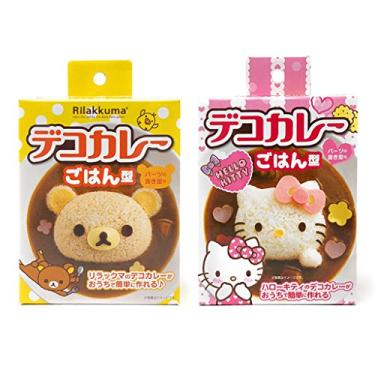 Imagem de Mould Set for Rice Decoration for Kids, Rilakkuma and Hello Kitty Rice Decoration Set (Rice mould set)