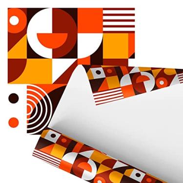 Imagem de Papel De Parede Adesivo Abstrato Moderno Tons Vermelho 2,80m