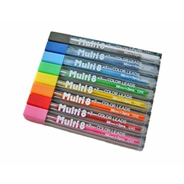 Imagem de Pentel: 1 conjunto de 8 refis de 2 mm para realçador bíblico, 8 cores: vermelho, rosa, laranja, amarelo, verde claro, azul celeste, azul e marrom