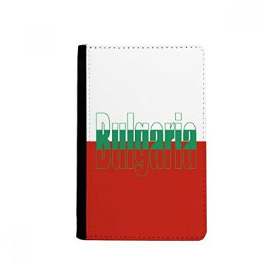 Imagem de Porta-passaporte com nome da bandeira do país da Bulgária Notecase Burse carteira porta-cartão, Multicolor