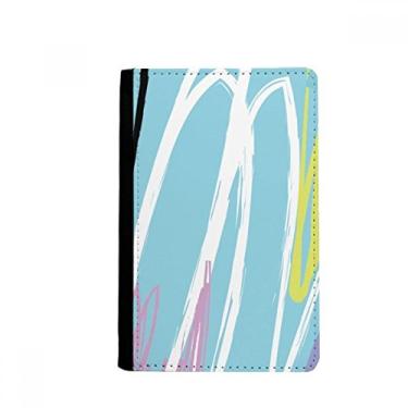 Imagem de Joy Abstract Plants Art Pattern Passport Holder Notecase Burse Wallet Cover Card Purse, Multicolor