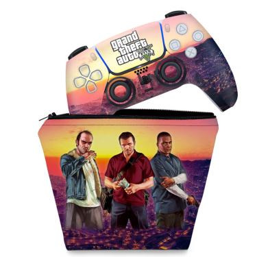 Grand theft auto gta 5 ps4 adesivo play station 4 pele ps 4 adesivo  decalque capa