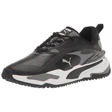 Imagem de PUMA Sapato de golfe feminino Gs-Fast, Puma Preto/Puma Preto/Sombra Silenciosa, 7.5