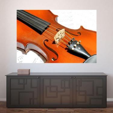 Imagem de Painel Adesivo De Parede - Violino - Instrumento Musical - 612Png - Al