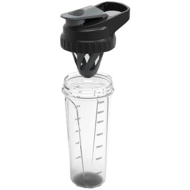 Imagem de COQUETELEIRA GARRAFINHA SQUEEZE SHAKEIRA, Prottector - 700 mL - PRETA, único