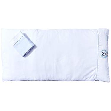 Imagem de Biramar Baby Colchonete Carrinho C/ Fronha Malha La Bordado Goal Branco/Azul Azul