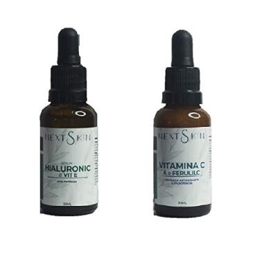 Imagem de Kit Serum Vitamina C com Ferúlico + Hialurônico NEXT SKIN