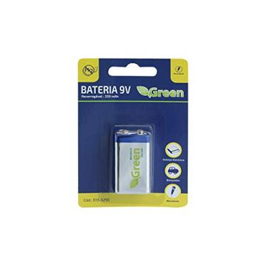 Imagem de Bateria Recarregável 9v Usb Original Green -