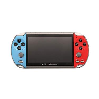 Imagem de Phomnd Console de videogame X7 de 4,3 polegadas Jogadores de videogame portáteis Double Rocker 8GB de memória integrada 1000 Games MP5 controlador de jogo Saída de TV