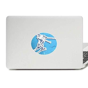 Imagem de Adesivo de notebook com emblema de vinil para esportes de inverno e esqui
