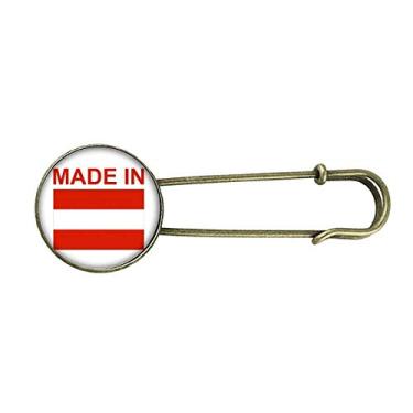 Imagem de Feito na Áustria, country, amor, retrô, broche de metal