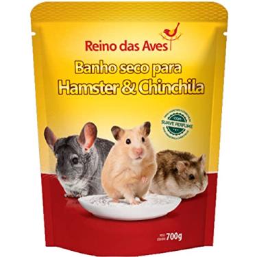 Imagem de Banho Seco Reino das Aves para Hamster e Chinchila 700g