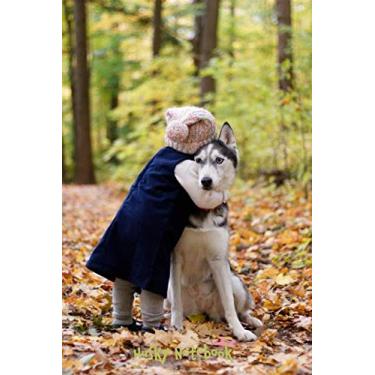 Imagem de Caderno Husky: Diário de Arte/Caderno de Desenhos/Bloco de Desenhos/Presente de Desenho para os Amantes de Cães e Crianças