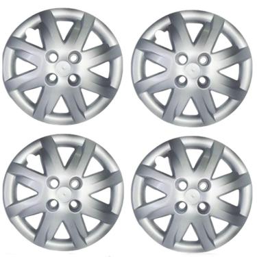 Imagem de Jogo Calota Vw Gol Voyage Saveiro G5 2012 2013 Aro 14 4 Unidades Ca3010pta