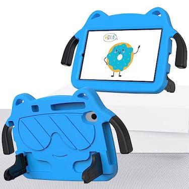 Imagem de Capa para tablet Estojo infantil compatível com Huawei MediaPad M6 8,4 polegadas 2019 Estojo durável à prova de choque com alça e suporte e estojo protetor Estojo EVA leve Estojo Protetor Completo (C