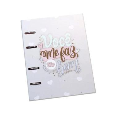 Imagem de Caderno Argolado 90G Voce Me Faz Tao Bem 80 Fls