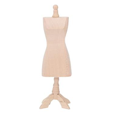 Imagem de Okjhfd Forma De Vestido De Boneca, Manequim De Madeira Para Casa De Bonecas, Modelo Leve De Mini Suporte Para Exibição De Roupas 1:12 Para Decoração De Casa De Bonecas