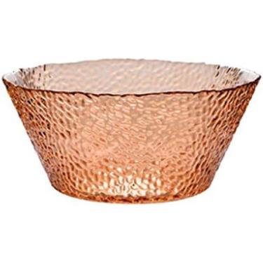 Imagem de Tigela De Vidro Martelado Colorido Nórdico, Tigela Grande Transparente De Frutas, Tigela De Sobremesa Personalizada Para Casa, Salada De Frutas,D,Striking44