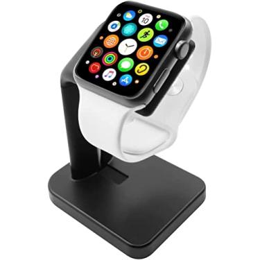 Imagem de Macally Suporte carregador para Apple Watch série Ultra, 10, 9, 8, 7, 6, 5, 4, 3, 2, 1, SE (44 mm, 42 mm, 40 mm, 38 mm) - Base de suporte Apple Watch Apple Watch - Estação de carregamento de relógios