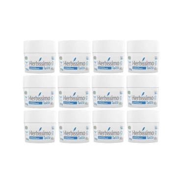 Imagem de Desodorante Creme Herbíssimo 55G Talco - Kit Com 12Un