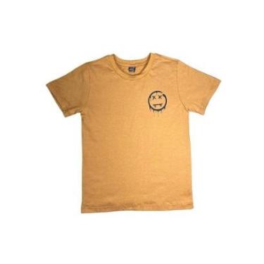 Imagem de Conjunto de Roupa Infantil Camiseta e Bermuda - Marrom-Masculino