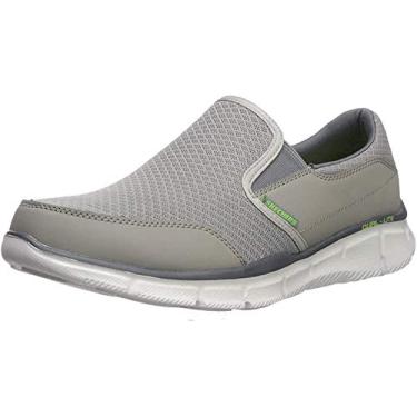 Imagem de Skechers Tênis masculino Equalizer Persistent Slip-On, Cinza, 42