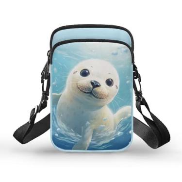 Imagem de BYCHECAR Bolsa tiracolo esportiva de viagem casual para crianças e adolescentes, Vedação de harpa, One Size