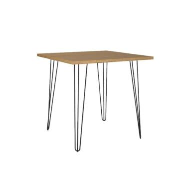 Imagem de Mesa De Jantar 80cm X 80cm Mdp Pé De Ferro 4 Lugares Ametista