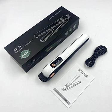 Imagem de Alisador de Cabelo Com Carregamento USB Com Temperatura Ajustável, Ferramenta de Modelagem de Ferro Plano para Modelador de Cabelo, Aquecimento de Temperatura Constante para