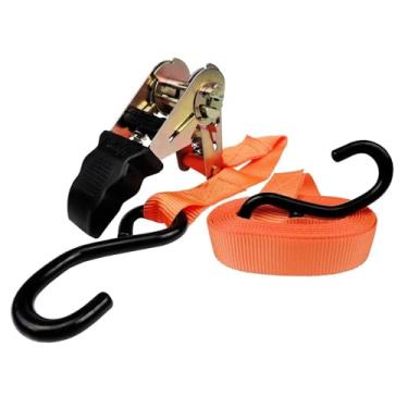 Imagem de Cinta Catraca Amarração Carga Amarra Bike Prancha Moto Transporte Seguro