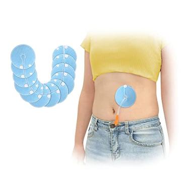 Imagem de Capas de botão Gtube, almofadas de tubo de alimentação Peg/Ng/J Suporte para cateter de nefrostomia para adultos, acessórios de diálise peritoneal, reutilizáveis e laváveis, almofadas de amamentação