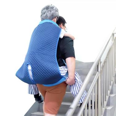 Imagem de Alça de elevação – Cinto de transporte para transferência para subir escadas – Elevador de cadeira de rodas com abertura de cômoda para idosos acamados – Mude para cama, cadeira ou carro