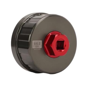 Imagem de Chave de filtro de óleo Vomeko 64 mm 14 flautas de precisão CNC usinado ferramenta de remoção de filtro de óleo de alumínio para T.oyota Camry, Tundra, Tacoma, 4Runner, RAV4 e