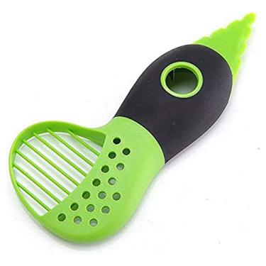 Imagem de Cuisinox Ferramenta de abacate 3 em 1, verde e preto