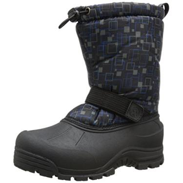 Imagem de Bota de Inverno Infantil Northside Boys Meninas/Crianças Pequenas/Crianças Grandes Frosty, Black/Blue, 10 Toddler