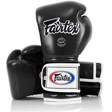 Imagem de Fairtex BGV9 Muay Thai para boxeadores e treinadores profissionais | Luva estilo mexicano para rebatedores duros | Luvas de MMA para artes marciais | Luvas de boxe leves e absorventes de choque de