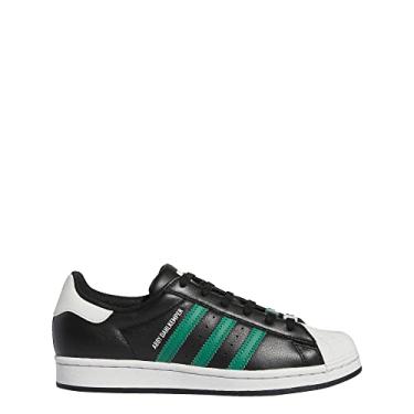 Imagem de adidas Originals Women’S Abby DAHLKEMPER Superstar Shoes, Core Black/Bold Green/Active Purple (us_Footwear_Size_System, Adult, Women, Numeric, Wide, Numeric_7)